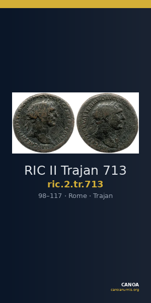 RIC II Trajan 713 — CANOA