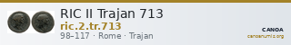 RIC II Trajan 713 — CANOA