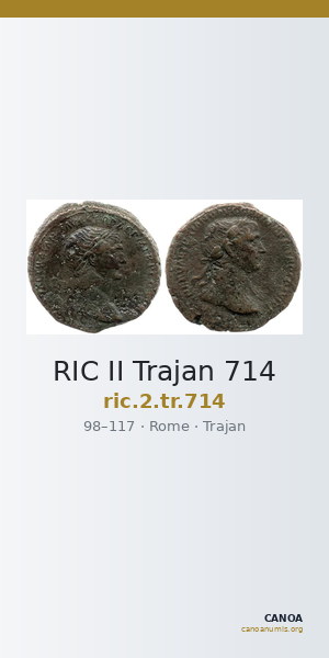 RIC II Trajan 714 — CANOA
