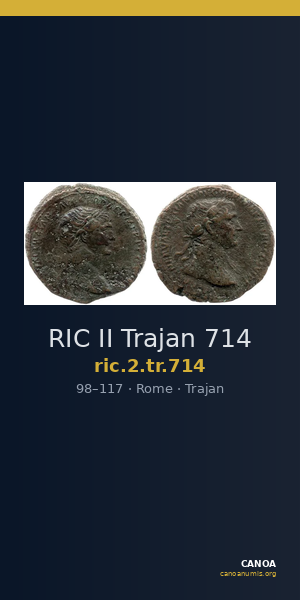 RIC II Trajan 714 — CANOA