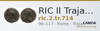 RIC II Trajan 714 — CANOA
