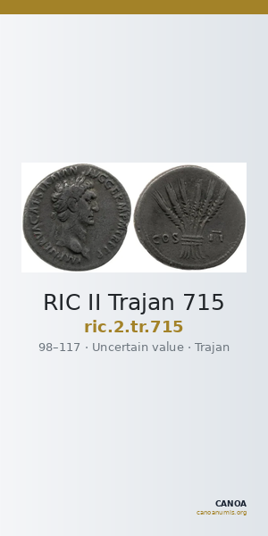 RIC II Trajan 715 — CANOA