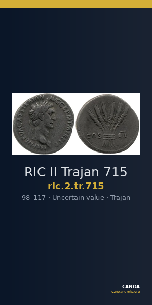 RIC II Trajan 715 — CANOA