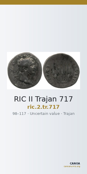 RIC II Trajan 717 — CANOA