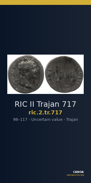 RIC II Trajan 717 — CANOA