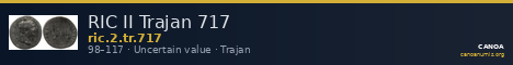 RIC II Trajan 717 — CANOA