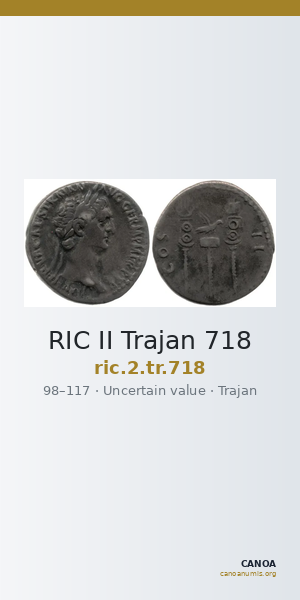 RIC II Trajan 718 — CANOA
