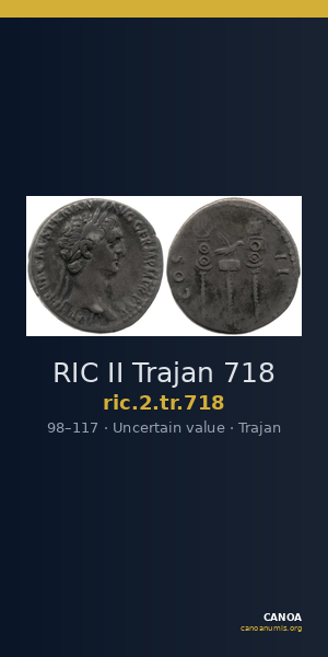 RIC II Trajan 718 — CANOA