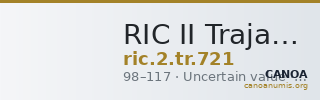 RIC II Trajan 721 — CANOA