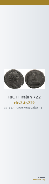 RIC II Trajan 722 — CANOA