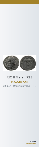 RIC II Trajan 723 — CANOA