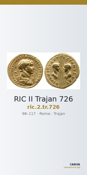 RIC II Trajan 726 — CANOA