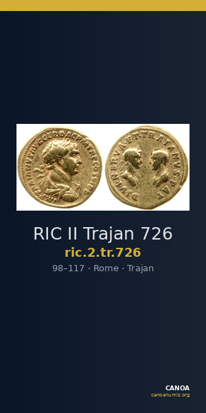 RIC II Trajan 726 — CANOA