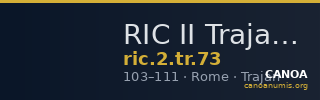 RIC II Trajan 73 — CANOA