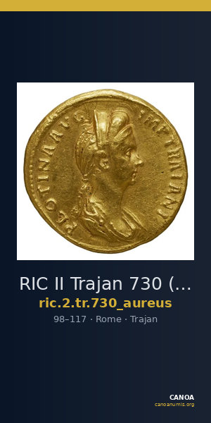 RIC II Trajan 730 (aureus) — CANOA