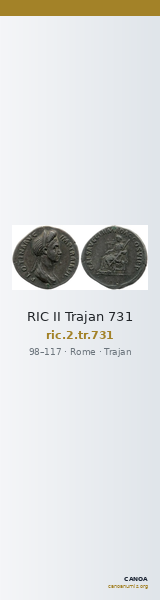 RIC II Trajan 731 — CANOA