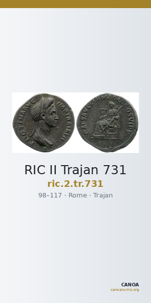 RIC II Trajan 731 — CANOA