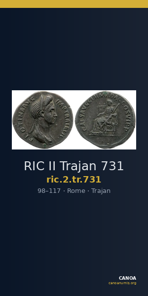 RIC II Trajan 731 — CANOA