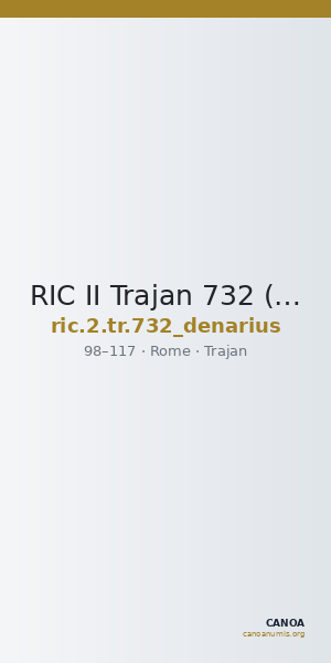 RIC II Trajan 732 (denarius) — CANOA