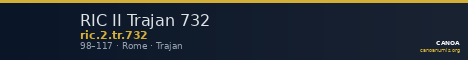 RIC II Trajan 732 — CANOA