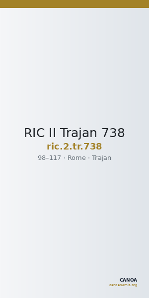 RIC II Trajan 738 — CANOA