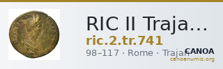 RIC II Trajan 741 — CANOA