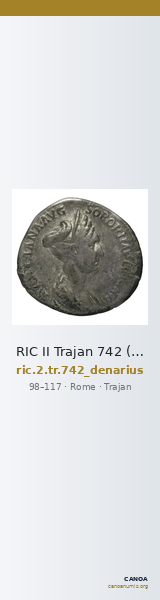 RIC II Trajan 742 (denarius) — CANOA