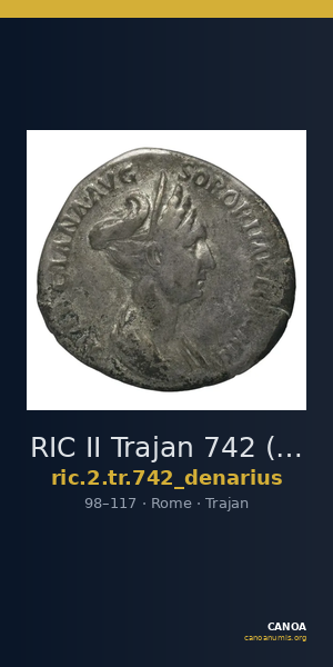 RIC II Trajan 742 (denarius) — CANOA