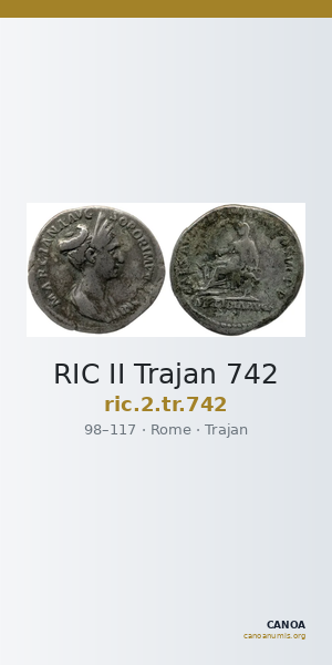 RIC II Trajan 742 — CANOA