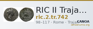 RIC II Trajan 742 — CANOA