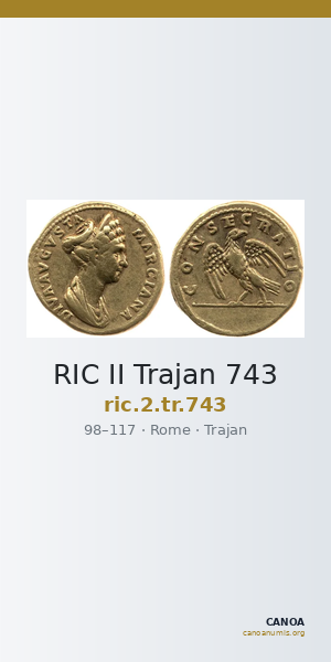 RIC II Trajan 743 — CANOA