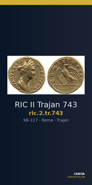 RIC II Trajan 743 — CANOA