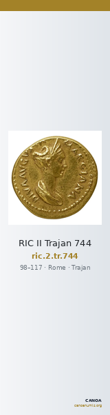 RIC II Trajan 744 — CANOA