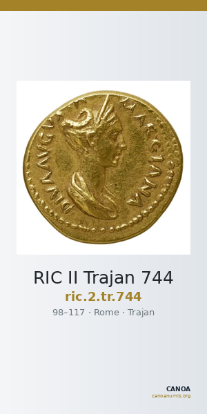 RIC II Trajan 744 — CANOA