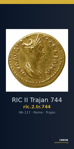 RIC II Trajan 744 — CANOA