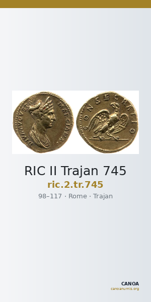 RIC II Trajan 745 — CANOA