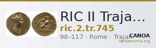 RIC II Trajan 745 — CANOA