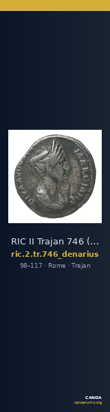 RIC II Trajan 746 (denarius) — CANOA