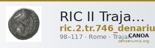 RIC II Trajan 746 (denarius) — CANOA