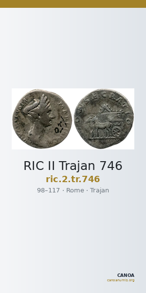 RIC II Trajan 746 — CANOA