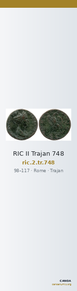 RIC II Trajan 748 — CANOA