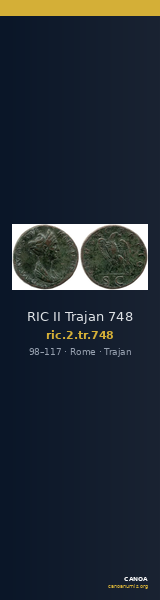 RIC II Trajan 748 — CANOA