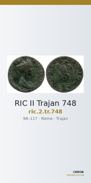 RIC II Trajan 748 — CANOA