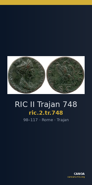 RIC II Trajan 748 — CANOA