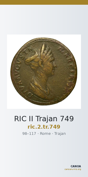 RIC II Trajan 749 — CANOA