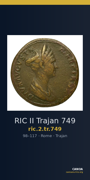RIC II Trajan 749 — CANOA