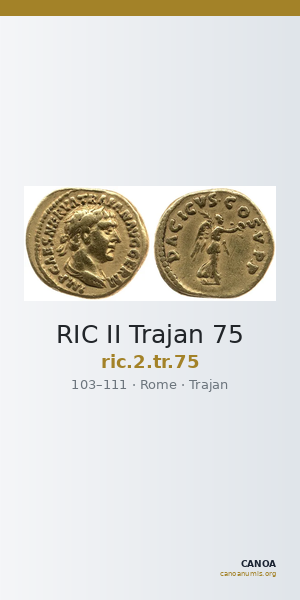 RIC II Trajan 75 — CANOA