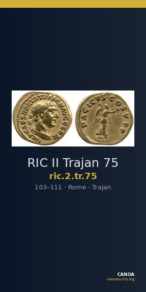 RIC II Trajan 75 — CANOA