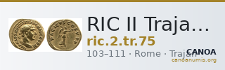 RIC II Trajan 75 — CANOA