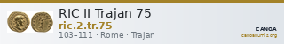 RIC II Trajan 75 — CANOA